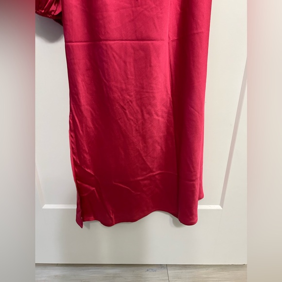 Worn Once Mittoshop One-Sleeve Satin Maxi Dress - Picture 8 of 9